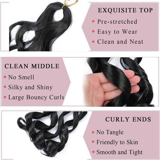 French Curl Negro 1B
